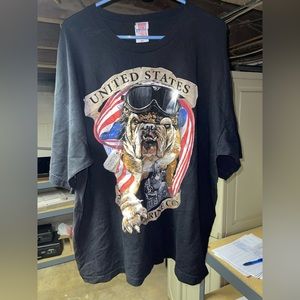 Vintage USMC “Pug” t shirt XXL